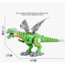 Electronic Dinosaur Toy with Mist Spray Roaring Sounds Swinging Tail Action