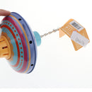 Creative Tinplate Pressing Rotating Gyro Spinning Top Mechanical Crafts Children Educational Toy B