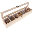 7pcs/ Box Educational Geology Biology Science Kit - Rock and Mineral Collection Natural Paleontological Specimens in a Display Case School Supplies