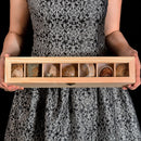 7pcs/ Box Educational Geology Biology Science Kit - Rock and Mineral Collection Natural Paleontological Specimens in a Display Case School Supplies
