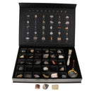 Educational Science Set NATURAL SPECIMENS COLLECTION KIT (30pcs) with Magnifier & Brush