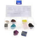 Pack of 10 Rock & Ore Crystal Specimens Collection Kit Kids Earth Geology Science Educational Toy Gift