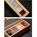 Rock & Mineral Collection - Geology Specimens Earth Science Educational - Wooden Box Of 7 pieces Natural Quartz Amethyst Azurite Coral