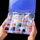 Pack of 20 Rock & Ore Crystal Specimens Collection Kit Kids Earth Geology Science Educational Toy Gift