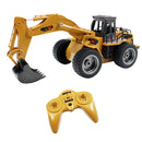 6 Channel Full Functional Remote Control Excavator (1/18 Scale) Birthday Gift for Kids Children