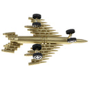 Metal Craft Jet Airplane Model Air Force Aircraft Sculpture Made From Shells Casings Shaped Army Toy Home Decor Gift