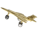 Metal Craft Jet Airplane Model Air Force Aircraft Sculpture Made From Shells Casings Shaped Army Toy Home Decor Gift