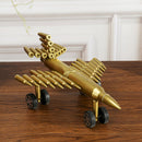 Metal Craft Jet Airplane Model Air Force Aircraft Sculpture Made From Shells Casings Shaped Army Toy Home Decor Gift