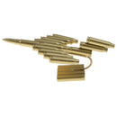 Metal Craft Jet Airplane Model Air Force Aircraft Sculpture Made From Shells Casings Shaped Army Toy Home Decor Gift
