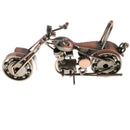 Old-fashioned Motorcycle Motorbike Nuts Bolts Model Metalcraft Home Decor Ornament Collection Toy Gifts -Bronze