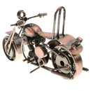 Old-fashioned Motorcycle Motorbike Nuts Bolts Model Metalcraft Home Decor Ornament Collection Toy Gifts -Bronze