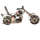 Old-fashioned Motorcycle Motorbike Nuts Bolts Model Metalcraft Home Decor Ornament Collection Toy Gifts -Bronze