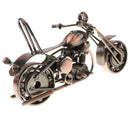 Old-fashioned Motorcycle Motorbike Nuts Bolts Model Metalcraft Home Decor Ornament Collection Toy Gifts -Bronze