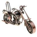 Old-fashioned Motorcycle Motorbike Nuts Bolts Model Metalcraft Home Decor Ornament Collection Toy Gifts -Bronze