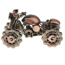 Retro 4WD ATV Motorcycle Motorbike Model Metalcraft Toy Home Decoration Desk Supplies Collectibles