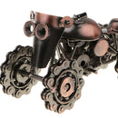 Retro 4WD ATV Motorcycle Motorbike Model Metalcraft Toy Home Decoration Desk Supplies Collectibles