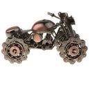 Retro 4WD ATV Motorcycle Motorbike Model Metalcraft Toy Home Decoration Desk Supplies Collectibles