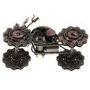 Retro 4WD ATV Motorcycle Motorbike Model Metalcraft Toy Home Decoration Desk Supplies Collectibles