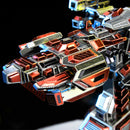 3D Metal Puzzle Jigsaw - DIY Advanced Spaceship Battleship Stainless Steel Science Model Building Assemble Toy Home Decor Souvenirs