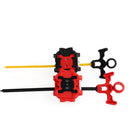 Burst Metal Fight Accessory -Double-Steering Ripcord Launcher Black