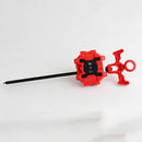 Burst Double Steering Ripcord Launcher Metal Fight Accessory Red