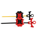 Burst Double Steering Ripcord Launcher Metal Fight Accessory Red