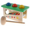 Wooden Sensory Developmental Toy Baby Jingle Bell Knock Ball Game Color & Shapes Puzzle Games Kids Xmas Gifts