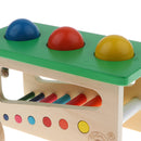 Wooden Sensory Developmental Toy Baby Jingle Bell Knock Ball Game Color & Shapes Puzzle Games Kids Xmas Gifts