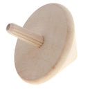 Set of 3 Classic Wooden Spinning Tops Peg-Top Adult Kid Spinning Toy Outdoor Games