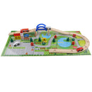 Wooden City Traffic Building Block Educational Toy Gift for Kids Boys Girls