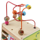 5 in 1 Wooden Developmental Cube Baby Shape Sorters Toys building block, animal race, gear, bead maze Early Number Color & Shapes Learning