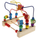 Educational Wooden Beads Maze Roller Coaster Wood Toy For Toddler Baby, Early Educational Toys