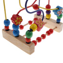 Educational Wooden Beads Maze Roller Coaster Wood Toy For Toddler Baby, Early Educational Toys