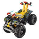 Pullback Pickup Truck Car Racer Model with Motor Power Building Blocks Assembly Puzzles Bricks Educational Stacking Toys Great Gift for Kids