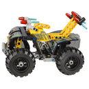 Pullback Pickup Truck Car Racer Model with Motor Power Building Blocks Assembly Puzzles Bricks Educational Stacking Toys Great Gift for Kids