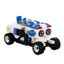 2 In 1 Pull Back Robot Building Blocks DIY Assembly Toy for Kids | 195 Pieces | STEM Educational Toy