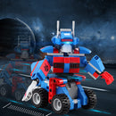 2-in-1 Plastic Building Blocks Construction Kits DIY Assembly 251 Pieces Transforming Robot Truck Children Educational Toy Gifts