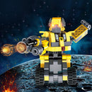 2-in-1 Plastic Building Blocks Construction Kits DIY Assembly 267 Pieces Transforming Robot Car Children Educational Toy Gifts