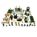 90 Pieces Army Men Playset 5cm Soldier Action Figures with Tanks Planes Flags & More Accessories Army Base Model Toy