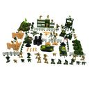 90 Pieces Army Men Playset 5cm Soldier Action Figures with Tanks Planes Flags & More Accessories Army Base Model Toy