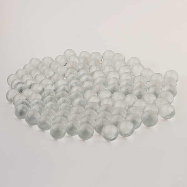 100x 13mm Fun Glass Marbles Balls Run Chinese Checkers Marble Solitaire Toys