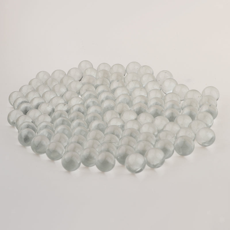 100x 13mm Fun Glass Marbles Balls Run Chinese Checkers Marble Solitaire Toys