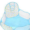 Easy to Pop Up Foldable Ball Pit Playpen Play Tent Sea Ball Pool Toy with Basketball Hoop for Kids Baby Indoor Game Toy