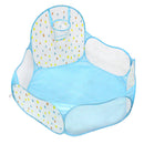 Easy to Pop Up Foldable Ball Pit Playpen Play Tent Sea Ball Pool Toy with Basketball Hoop for Kids Baby Indoor Game Toy