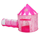 2 In 1 Kids luminescent Mongolia Princess Playhouse Indoor Outdoor Pop Up Tent Crawling Tunnel Children Indoor & Outdoor Play Activity