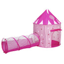2 In 1 Kids luminescent Mongolia Princess Playhouse Indoor Outdoor Pop Up Tent Crawling Tunnel Children Indoor & Outdoor Play Activity