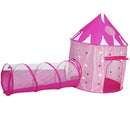 2 In 1 Kids luminescent Mongolia Princess Playhouse Indoor Outdoor Pop Up Tent Crawling Tunnel Children Indoor & Outdoor Play Activity