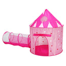 2 In 1 Kids luminescent Mongolia Princess Playhouse Indoor Outdoor Pop Up Tent Crawling Tunnel Children Indoor & Outdoor Play Activity