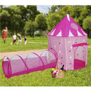 2 In 1 Kids luminescent Mongolia Princess Playhouse Indoor Outdoor Pop Up Tent Crawling Tunnel Children Indoor & Outdoor Play Activity