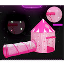 2 In 1 Kids luminescent Mongolia Princess Playhouse Indoor Outdoor Pop Up Tent Crawling Tunnel Children Indoor & Outdoor Play Activity